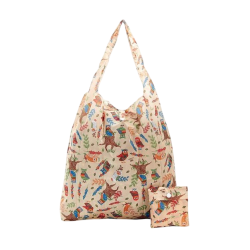 Sac cabas pliable beige...