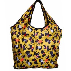 Sac week-end pliable Ocre "Scottish noir" Eco Chic