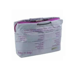 Bag in Bag Gris/Lilas - Coaban
