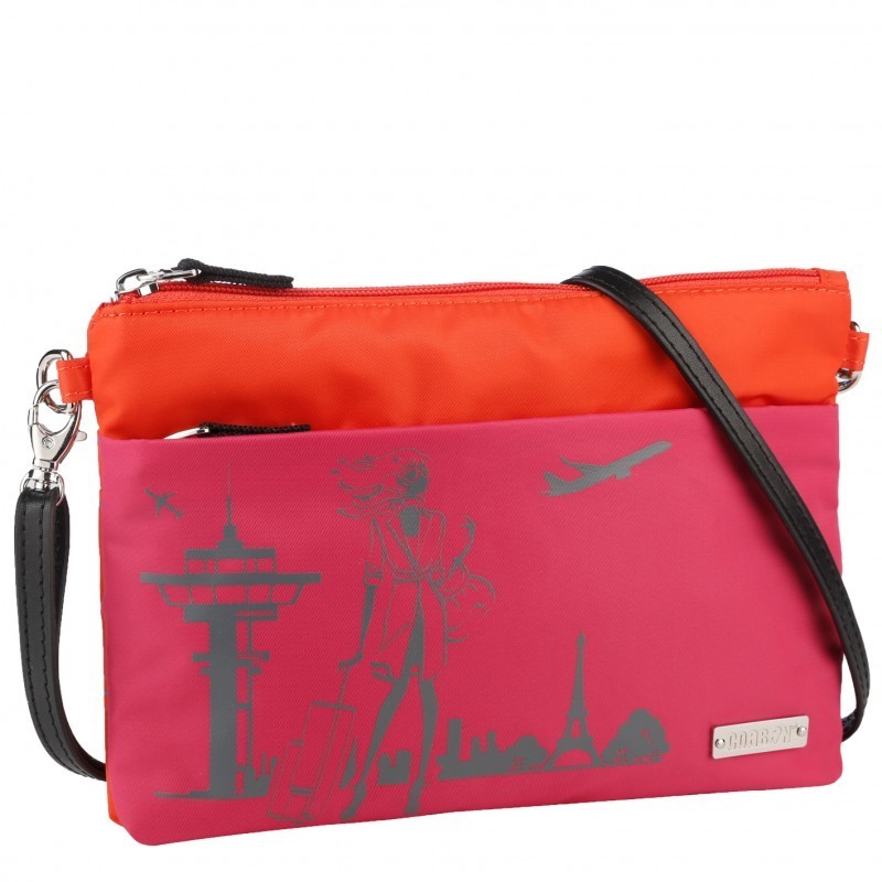 Bag to fly coaban- Pochette de voyage Rose/Orange - Coaban