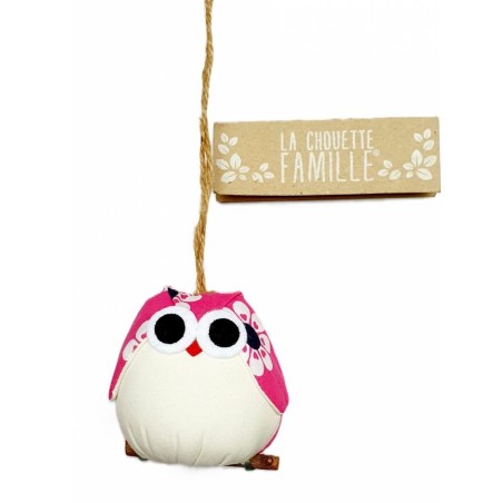 La chouette famille - Solo - Rose à fleurs
