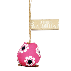 La chouette famille - Solo - Rose à fleurs