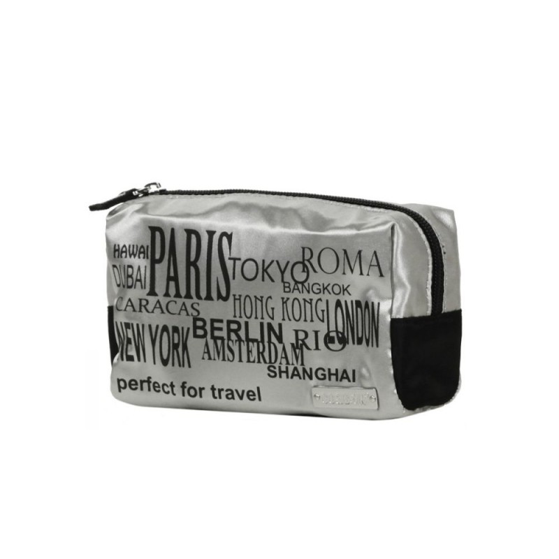 Trousse Cute Pouch Coaban Argent/noire