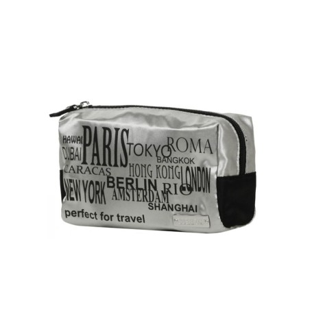 Trousse Cute Pouch Coaban Argent/noire
