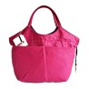 Petit Sac trapèze "Bonbon" Coaban Violet réversible rose