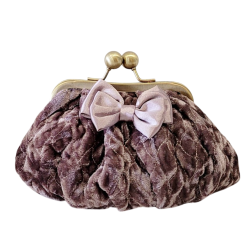 Trousse velours rose  Molly...