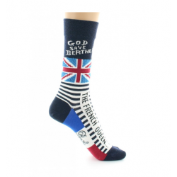 Chaussettes femme "God Save Berthe"