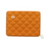 ÖGON Smart Wallets orange Portefeuille femme en aluminium matelassé
