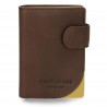 Porte-cartes vertical Arrow bicolor marron/ocre - Pepe Jeans