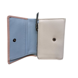 Porte-cartes MINA en cuir Rose - Pepe Jeans