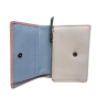 Porte-cartes MINA en cuir Rose - Pepe Jeans
