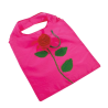 Sac à provisions Rose pliable en forme de rose.