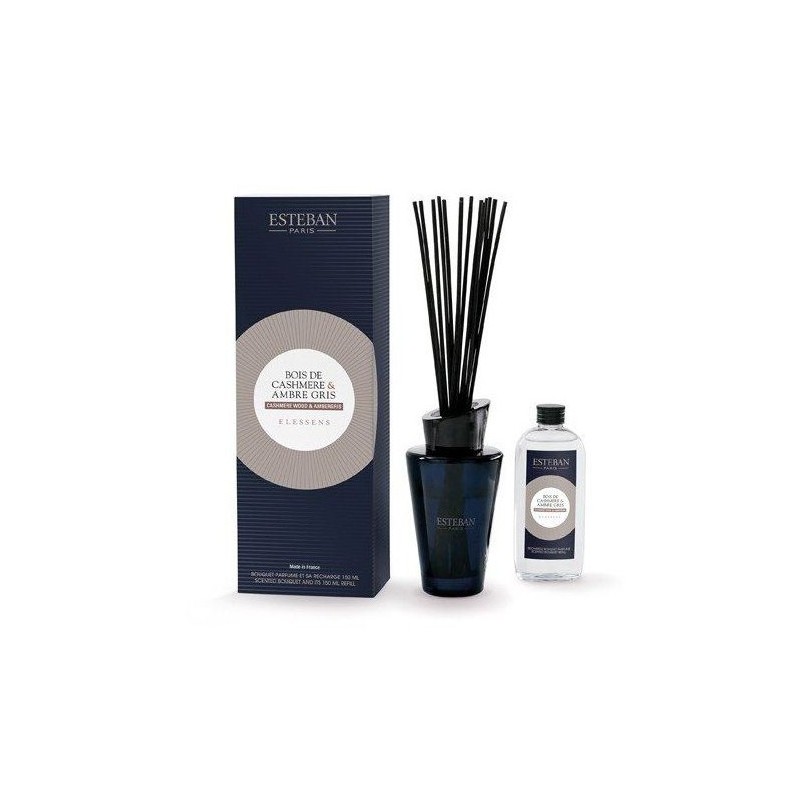 Bouquet parfumé Elessens Estéban Bois de Cashmere et Ambre Gris