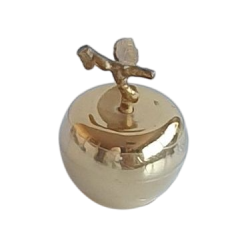 Porte-lumignon Pomme en métal- D.L.& Co