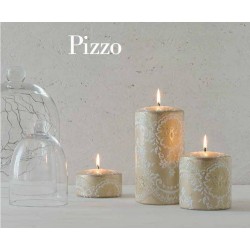 Bougie Pernici Pizzo Marron Glacé Petit Modèle