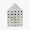 Calendrier de l’Avent en bois – "Winter Greeting"