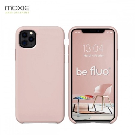 Coque iPhone 11 Pro BeFluo Rose pale - Moxie