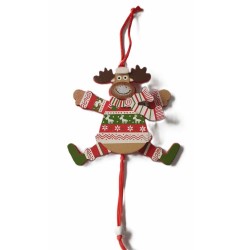 Pantin Renne Rudolph de noël en bois - Dekoratief