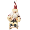 Père Noël sur luge- Décoration de noël