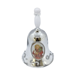 Cloche de noel argentée  – Dekoratief