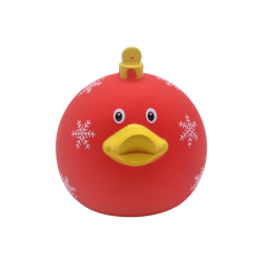 Canard Boule de Noël rouge...