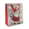 Sac cadeau Père Noël et cadeaux 32 x 26 x 10.5 cm