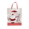 Sac cadeau Père Noël et Sapin 32 x 26 x 10.5 cm