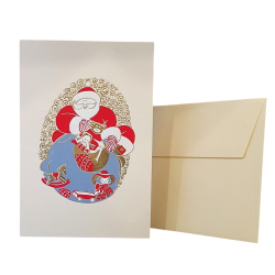 Carte double de noël "Père...