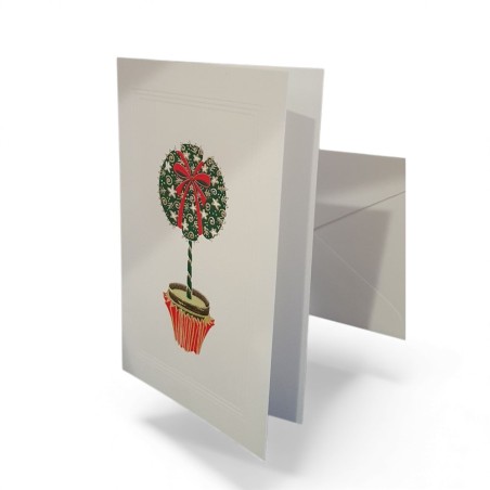 Carte double de noël "Arbre de Noël" - Rossi