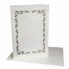 Carte de Noël "Feuilles de houx et baies rouges" - Rossi