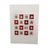 Carte double de Noël « Étoiles»
