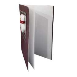 Carte double de Noël Meilleurs Vœux « Bonhomme de neige»