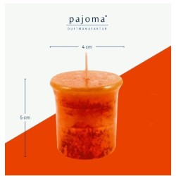 Bougie votive marbrée Pumpkin Harvest - Pajoma