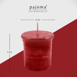 Bougie votive marbrée Magie de l'Avent - Pajoma