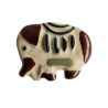 Miniature en céramique – Éléphant de parade