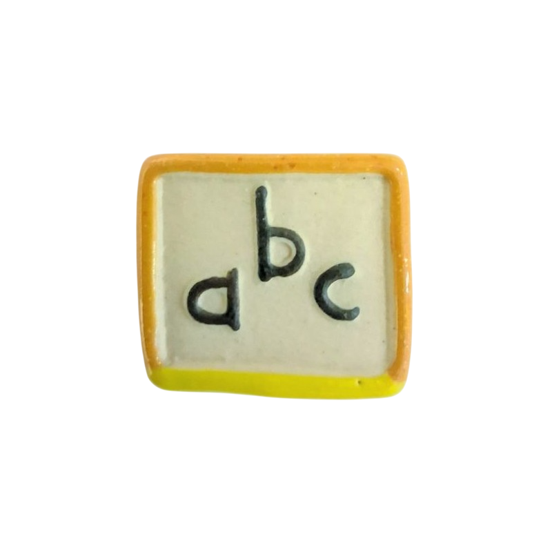Miniature en céramique Zico – Tableau alphabet