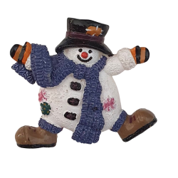 Bouton Bonhomme de neige...