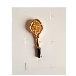 Bouton Raquette de Tennis -...