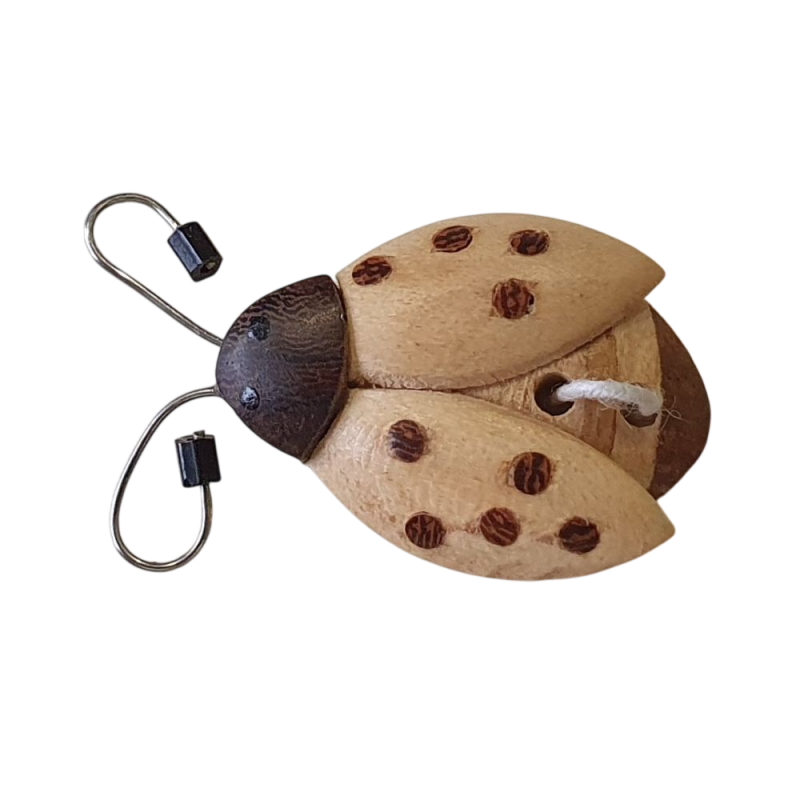 Bouton en bois Coccinelle - DMC