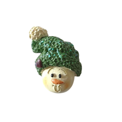 Bouton Tête de Bonhomme de neige