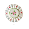 Bouton JHB - "Assiette décor floral"