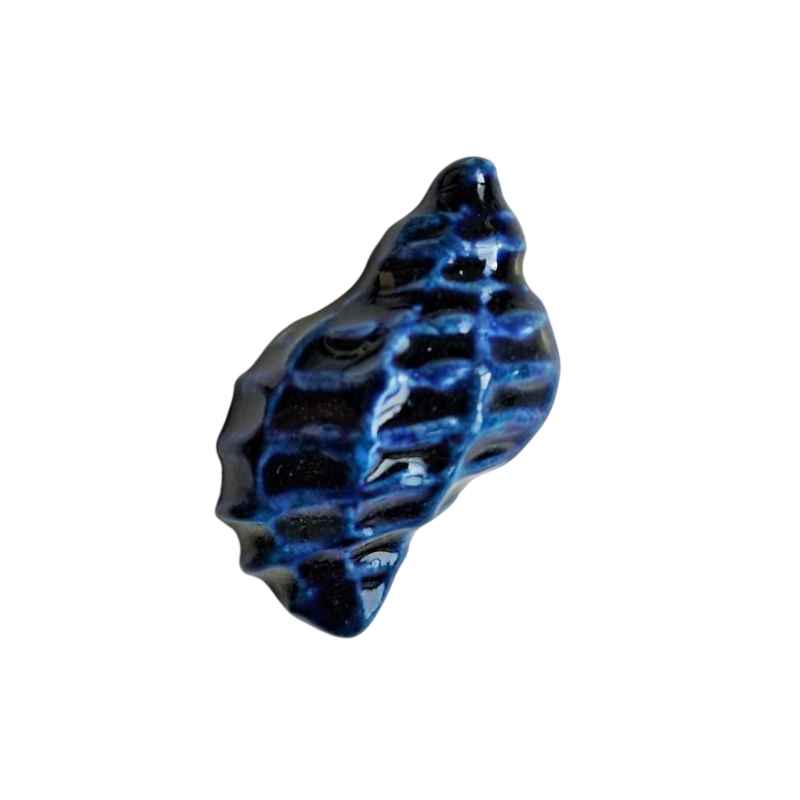 Miniature en céramique – Coquillage Bleu