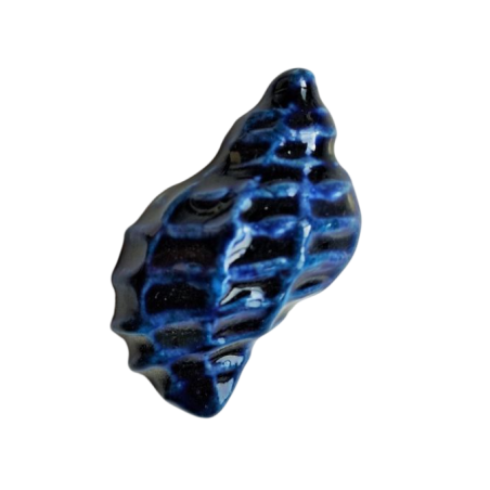 Miniature en céramique – Coquillage Bleu