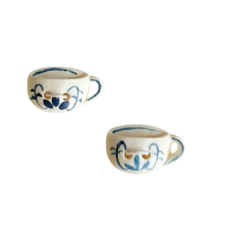 Bouton JHB - Tasse à Thé x 2