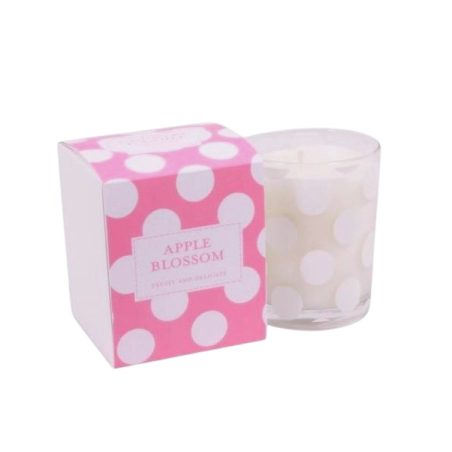 Bougie parfumée Apple Blossom / Pommier en fleurs – Verre à pois - The Country candle