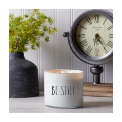 Bougie 3 mèches BE STILL...