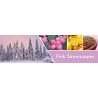 Bougie 3 mèches Joy -Pink Snowscape / Paysage enneigé rose   – Goose Creek