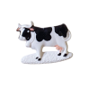 Bouton JHB "Vache noire et blanche"