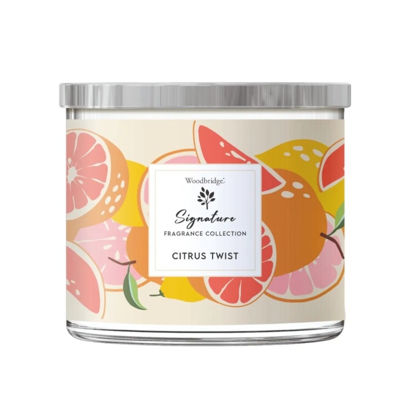 Bougie 3 mèches Citrus Twist - Woodbridge