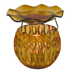 Brûle-parfum Boule en verre...